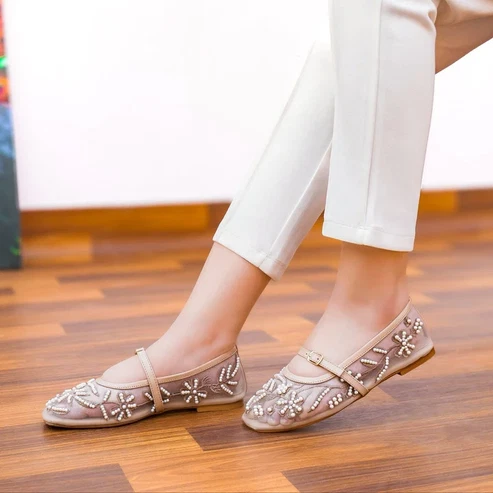 Zara Embroidery Pumps