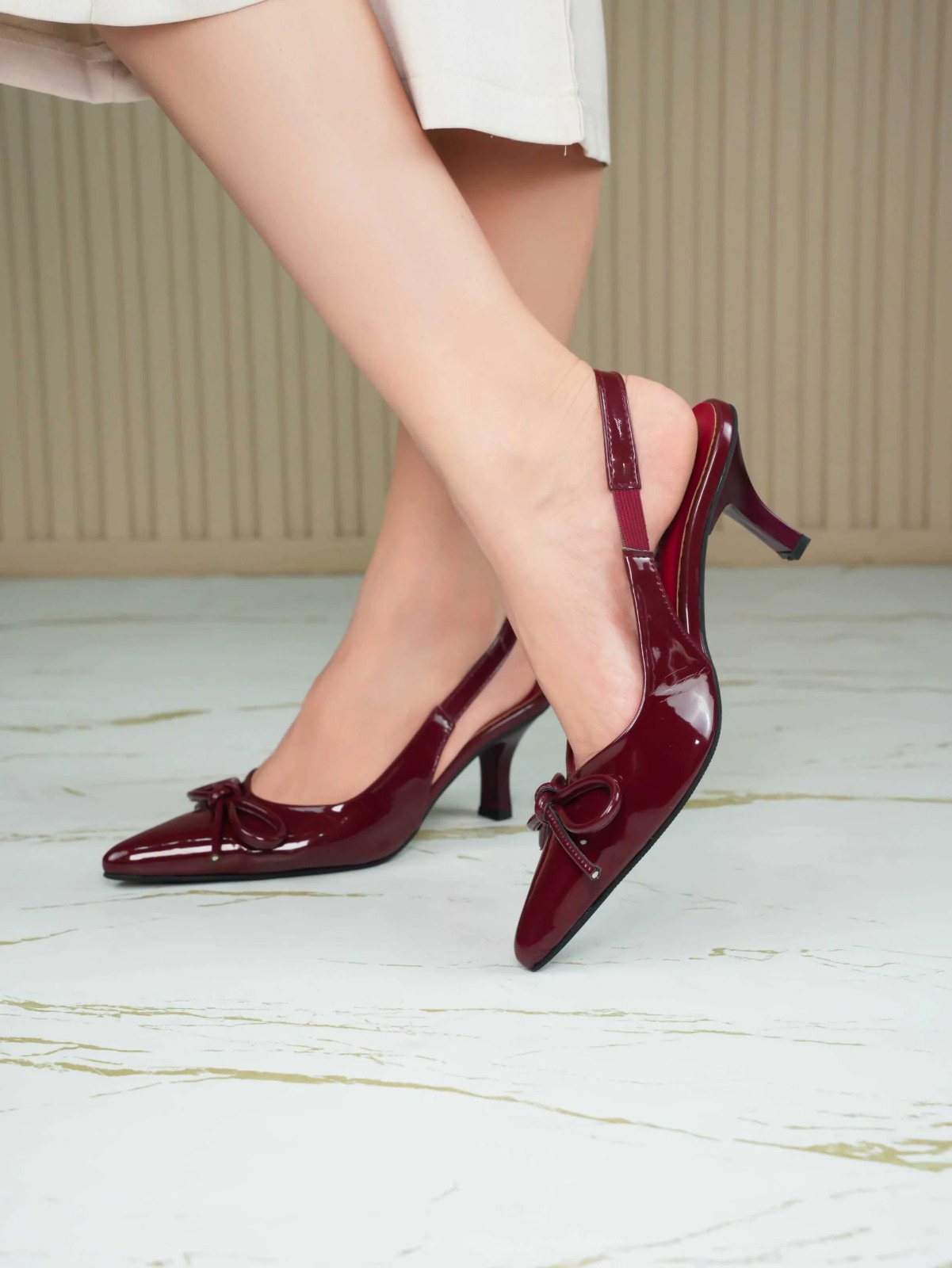 Aria Bow Heel