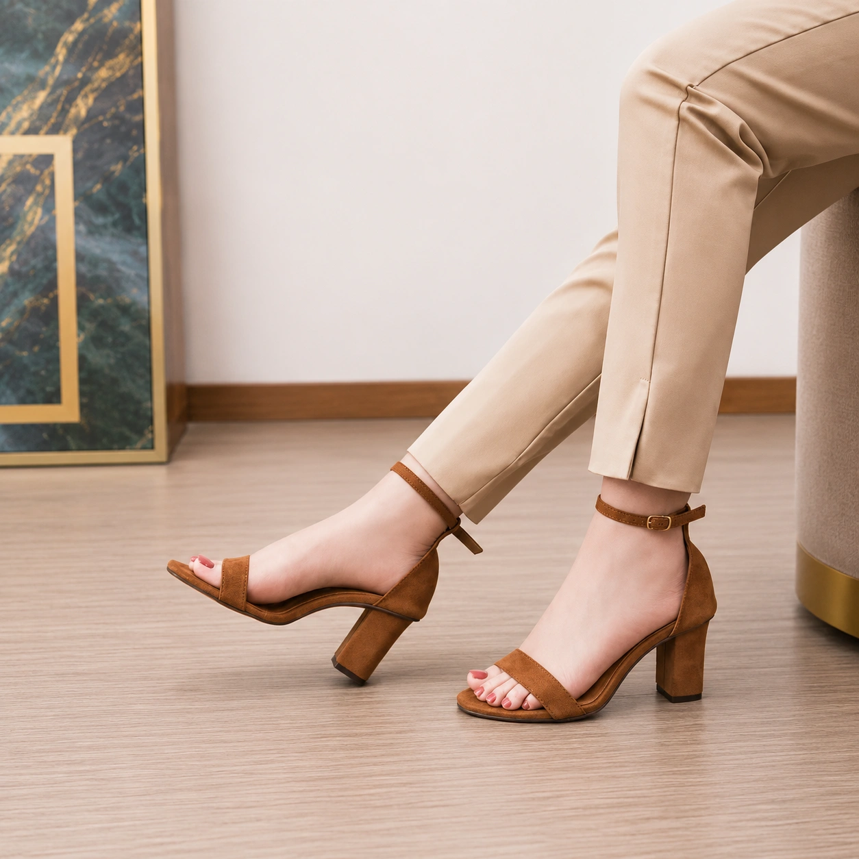 Eva Block Heels - Black