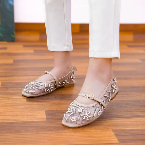 Zara Embroidery Pumps