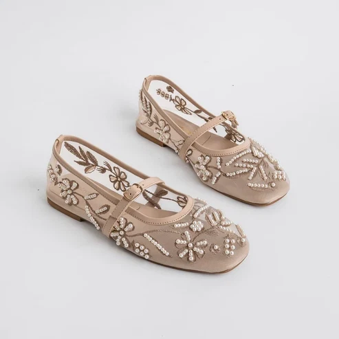 Zara Embroidery Pumps
