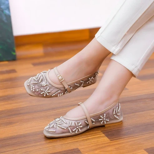 Zara Embroidery Pumps
