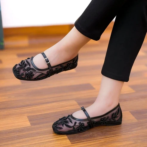Zara Embroidery Pumps
