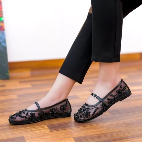 Zara Embroidery Pumps